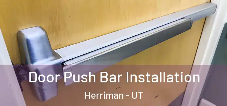  Door Push Bar Installation Herriman - UT